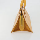 LOUIS VUITTON Epi Sac Triangle Hand Bag Yellow M52099 LV Auth 195374-4