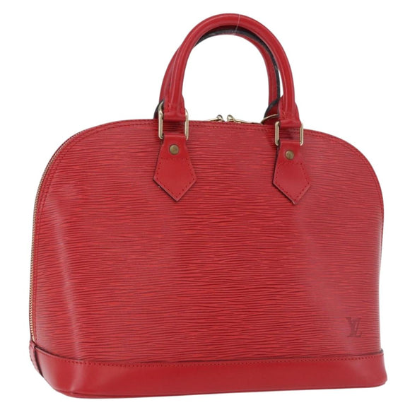 LOUIS VUITTON Epi Alma Hand Bag Castilian Red M52147 LV Auth 195378V