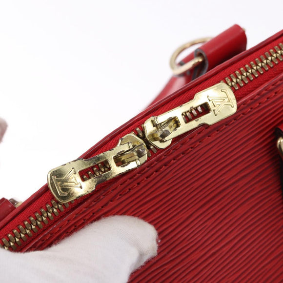LOUIS VUITTON Epi Alma Hand Bag Castilian Red M52147 LV Auth 195378V