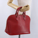 LOUIS VUITTON Epi Alma Hand Bag Castilian Red M52147 LV Auth 195378V-21