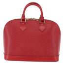 LOUIS VUITTON Epi Alma Hand Bag Castilian Red M52147 LV Auth 195378V-3