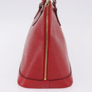 LOUIS VUITTON Epi Alma Hand Bag Castilian Red M52147 LV Auth 195378V-5