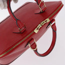 LOUIS VUITTON Epi Alma Hand Bag Castilian Red M52147 LV Auth 195378V-6