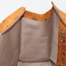 MCM Vicetos Tote Bag PVC Leather Brown Gold Tone Auth 195383-19