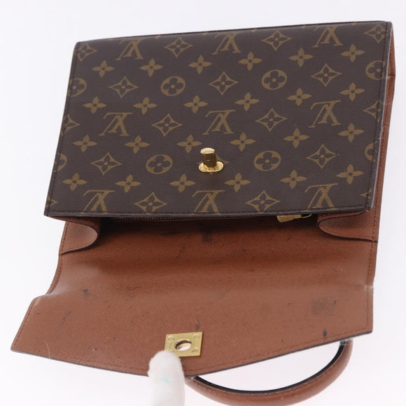 LOUIS VUITTON Monogram Malesherbes Hand Bag M51379 LV Auth 195386