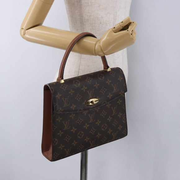 LOUIS VUITTON Monogram Malesherbes Hand Bag M51379 LV Auth 195386