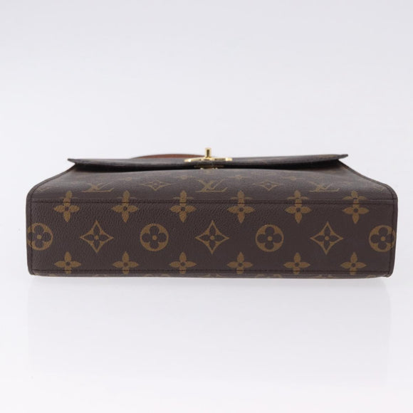 LOUIS VUITTON Monogram Malesherbes Hand Bag M51379 LV Auth 195386