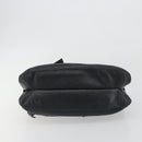 Salvatore Ferragamo Gancini Tote Bag Leather Black Silver Auth 195388A-9
