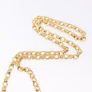 CHANEL Chain Mini Matelasse Shoulder Bag Lamb Skin Black Gold CC Auth 195391SAV-9