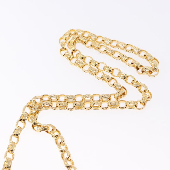 CHANEL Chain Mini Matelasse Shoulder Bag Lamb Skin Black Gold CC Auth 195391SAV