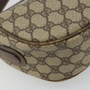 GUCCI GG Supreme Web Sherry Line Shoulder Bag PVC Beige 001 58 0918 Auth 195394-11