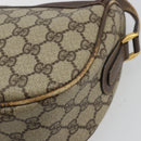 GUCCI GG Supreme Web Sherry Line Shoulder Bag PVC Beige 001 58 0918 Auth 195394-12