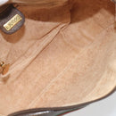 GUCCI GG Supreme Web Sherry Line Shoulder Bag PVC Beige 001 58 0918 Auth 195394-17