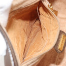 GUCCI GG Supreme Web Sherry Line Shoulder Bag PVC Beige 001 58 0918 Auth 195394-21