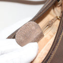 GUCCI GG Supreme Web Sherry Line Shoulder Bag PVC Beige 001 58 0918 Auth 195394-22