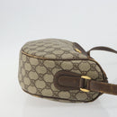 GUCCI GG Supreme Web Sherry Line Shoulder Bag PVC Beige 001 58 0918 Auth 195394-4
