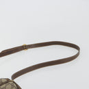 GUCCI GG Supreme Web Sherry Line Shoulder Bag PVC Beige 001 58 0918 Auth 195394-8