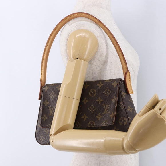 LOUIS VUITTON Monogram Mini Looping Shoulder Bag M51147 LV Auth 195398V
