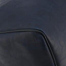 Christian Dior Trotter Boston Bag PVC Leather Navy Gold Tone Auth 195399A-14