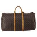 LOUIS VUITTON Monogram Keepall 60 Boston Bag M41422 LV Auth 195400-2