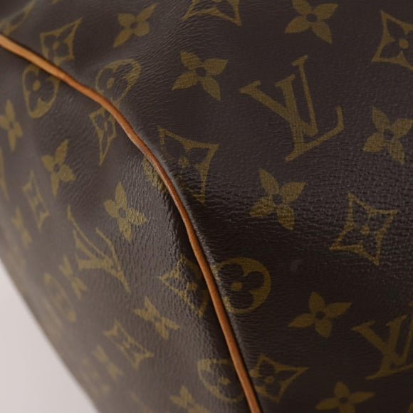LOUIS VUITTON Monogram Keepall 55 Boston Bag M41424 LV Auth 195401