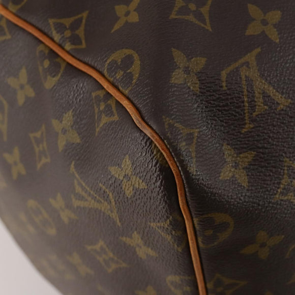 LOUIS VUITTON Monogram Keepall 55 Boston Bag M41424 LV Auth 195401