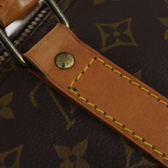 LOUIS VUITTON Monogram Keepall 55 Boston Bag M41424 LV Auth 195401