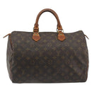 LOUIS VUITTON Monogram Speedy 35 Hand Bag M41524 LV Auth 195402-2
