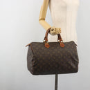 LOUIS VUITTON Monogram Speedy 35 Hand Bag M41524 LV Auth 195402-24