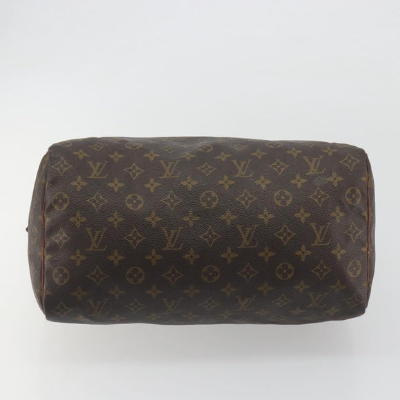 LOUIS VUITTON Monogram Speedy 35 Hand Bag M41524 LV Auth 195402