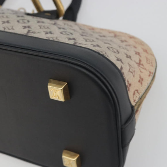 LOUIS VUITTON Monogram Mini Alma Ron Hand Bag Blue M92205 LV Auth 195406