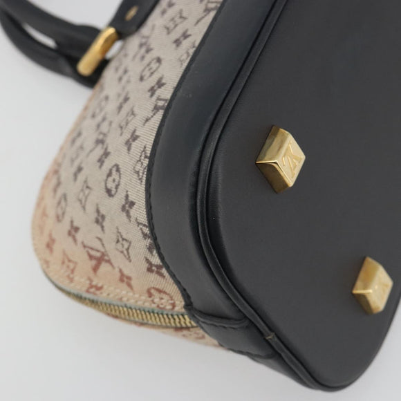 LOUIS VUITTON Monogram Mini Alma Ron Hand Bag Blue M92205 LV Auth 195406