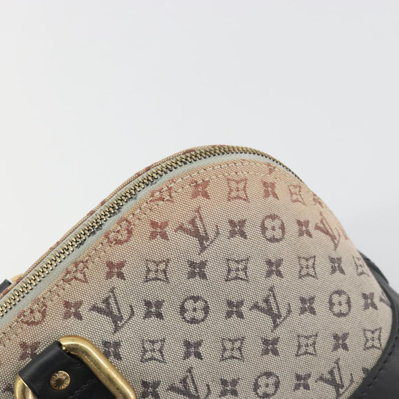 LOUIS VUITTON Monogram Mini Alma Ron Hand Bag Blue M92205 LV Auth 195406