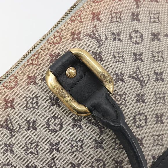 LOUIS VUITTON Monogram Mini Alma Ron Hand Bag Blue M92205 LV Auth 195406