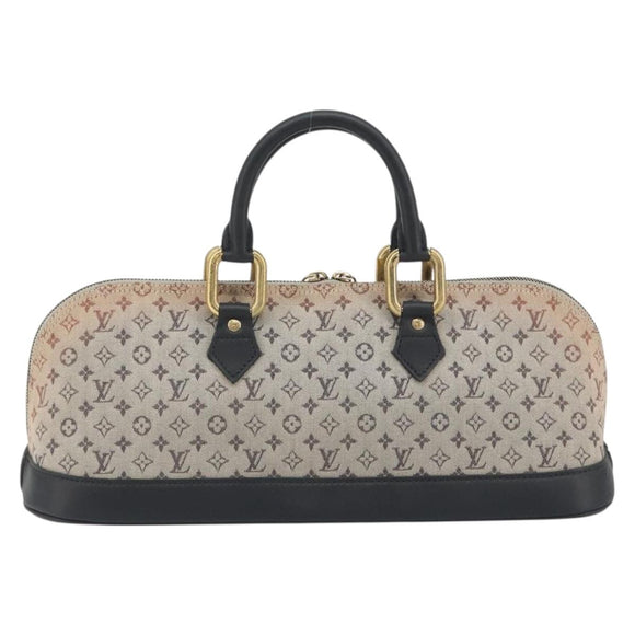 LOUIS VUITTON Monogram Mini Alma Ron Hand Bag Blue M92205 LV Auth 195406