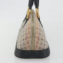 LOUIS VUITTON Monogram Mini Alma Ron Hand Bag Blue M92205 LV Auth 195406-4