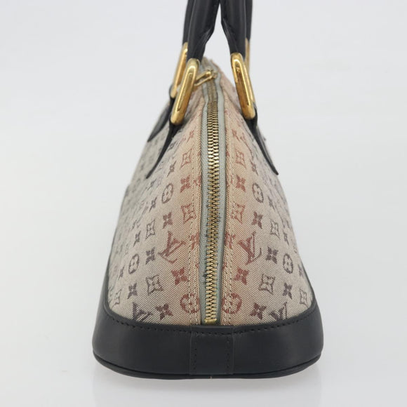 LOUIS VUITTON Monogram Mini Alma Ron Hand Bag Blue M92205 LV Auth 195406