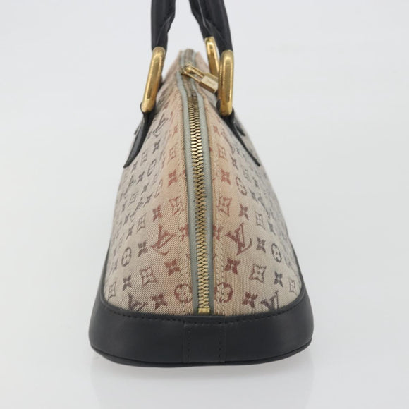 LOUIS VUITTON Monogram Mini Alma Ron Hand Bag Blue M92205 LV Auth 195406