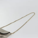 GUCCI Soho Chain Shoulder Bag Leather Silver Gold Tone 323190 Auth 195411V-14