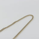 GUCCI Soho Chain Shoulder Bag Leather Silver Gold Tone 323190 Auth 195411V-8