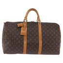 LOUIS VUITTON Monogram Keepall 50 Boston Bag M41426 LV Auth 195414-2