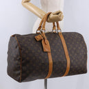 LOUIS VUITTON Monogram Keepall 50 Boston Bag M41426 LV Auth 195414-22