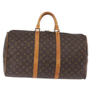 LOUIS VUITTON Monogram Keepall 50 Boston Bag M41426 LV Auth 195414-3