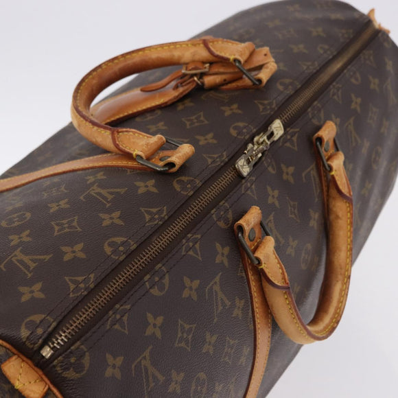 LOUIS VUITTON Monogram Keepall 50 Boston Bag M41426 LV Auth 195414