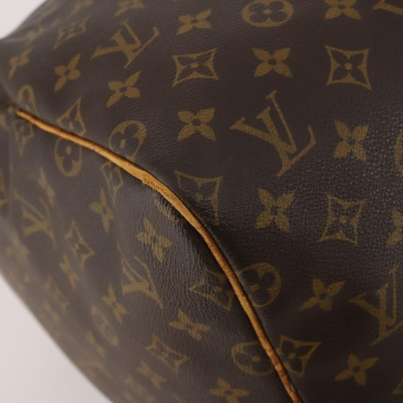 LOUIS VUITTON Monogram Keepall 55 Boston Bag M41424 LV Auth 195415
