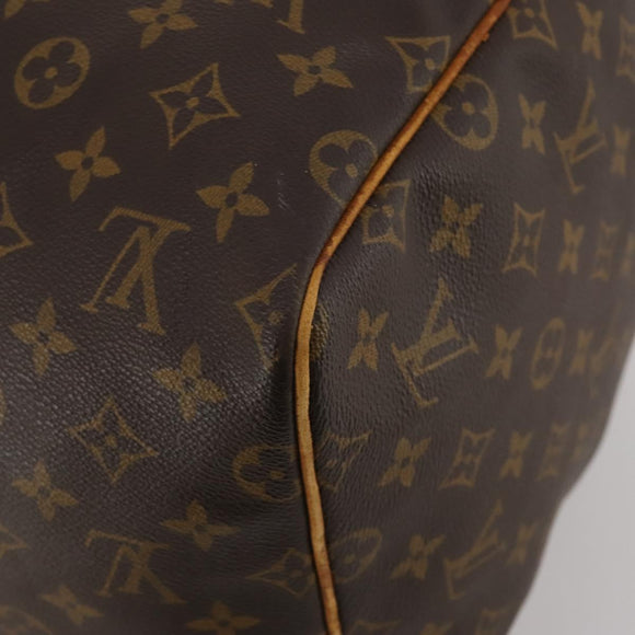 LOUIS VUITTON Monogram Keepall 55 Boston Bag M41424 LV Auth 195415