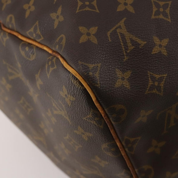 LOUIS VUITTON Monogram Keepall 55 Boston Bag M41424 LV Auth 195415