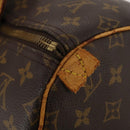 LOUIS VUITTON Monogram Keepall 55 Boston Bag M41424 LV Auth 195415-15