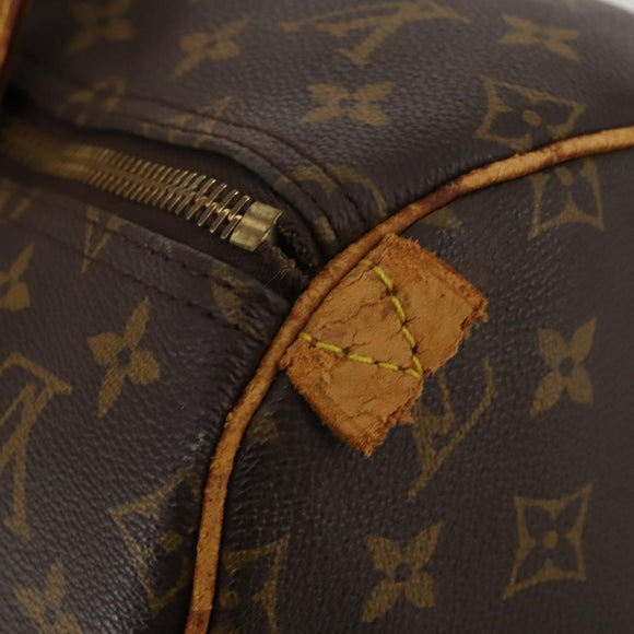 LOUIS VUITTON Monogram Keepall 55 Boston Bag M41424 LV Auth 195415