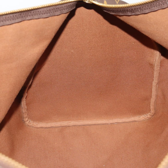 LOUIS VUITTON Monogram Keepall 55 Boston Bag M41424 LV Auth 195415